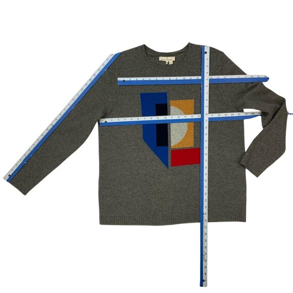 Seasalt Cornwall Polreath Jumper Wool Sweater UK 18 US XL Gray Long Sleeve Crew - Picture 5 of 12